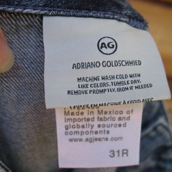 AG Adriano Goldschmied Caden Fatigue Tailored High Waist Cropped Jeans - Picture 9 of 10